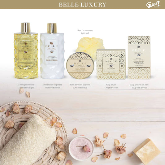 Coffret Bain “Belle Luxury” – Vanille & Fleur de Tilleul
